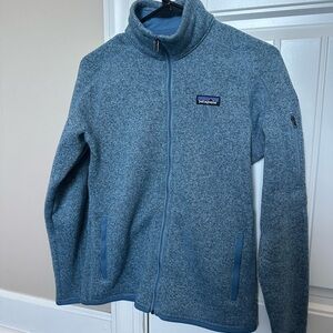 Brand New w/o Tags! Patagonia Blue Full-Zip Fleece Jacket Better Sweater